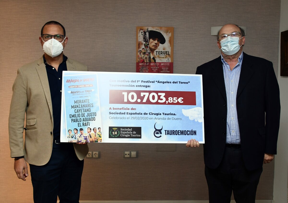 Tauroemoción entrega 10.703€ del  festival “los Ángeles del Toreo”