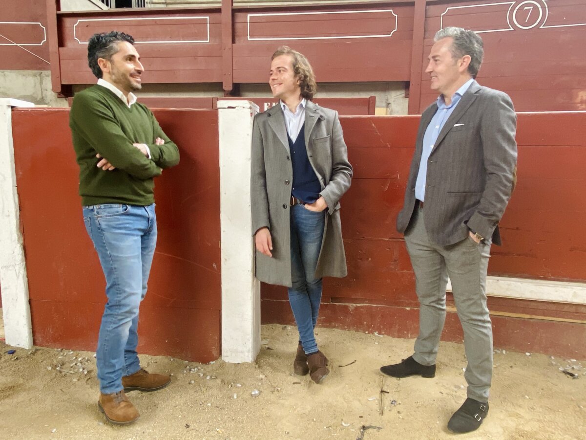 Jorge Arellano, Javier Cortés y Luis Miguel Encabo.