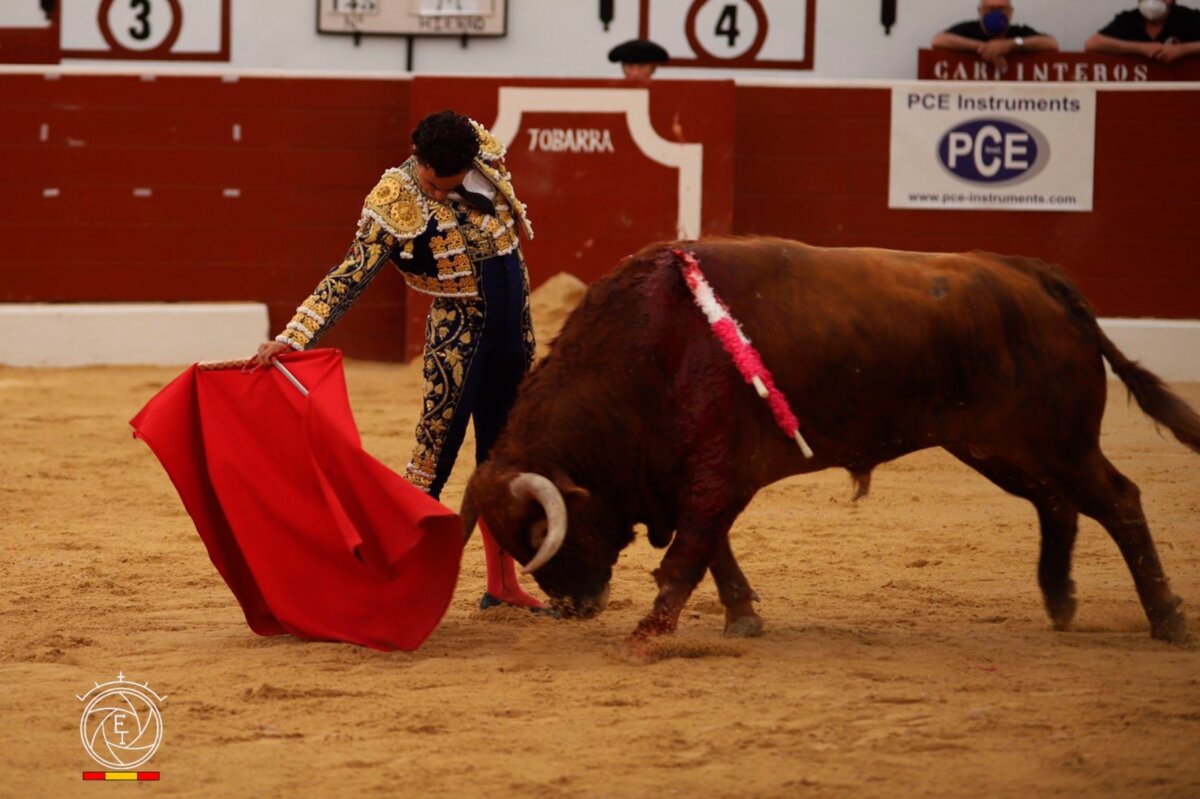 Golpe de efecto de Joaquín Galdós, que indulta a un bravo Alambrisco, de El Pilar, en Tobarra