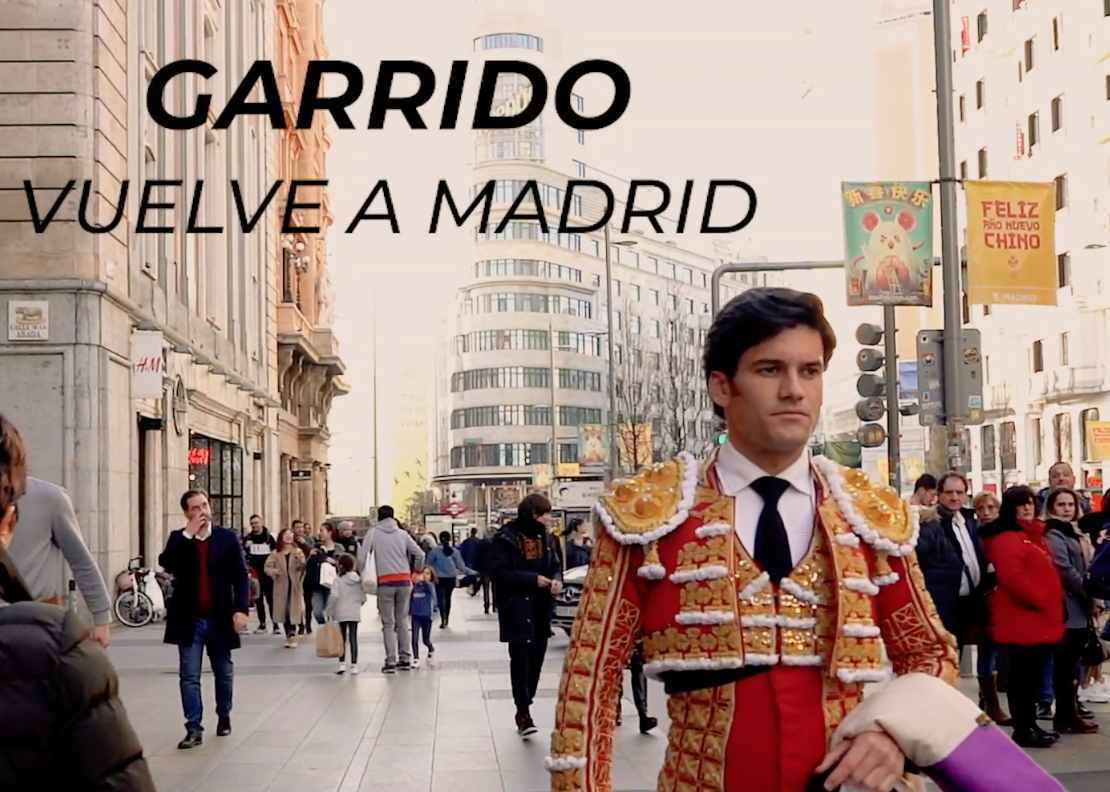 José Garrido, de luces por Madrid