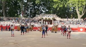 Paseíllo de este domingo en Beaucaire. Foto: Daniel Chicot