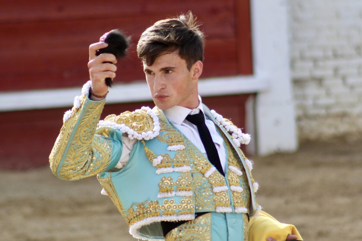 Sergio Rodríguez, nombre propio de la novillada celebrada en Sahagún