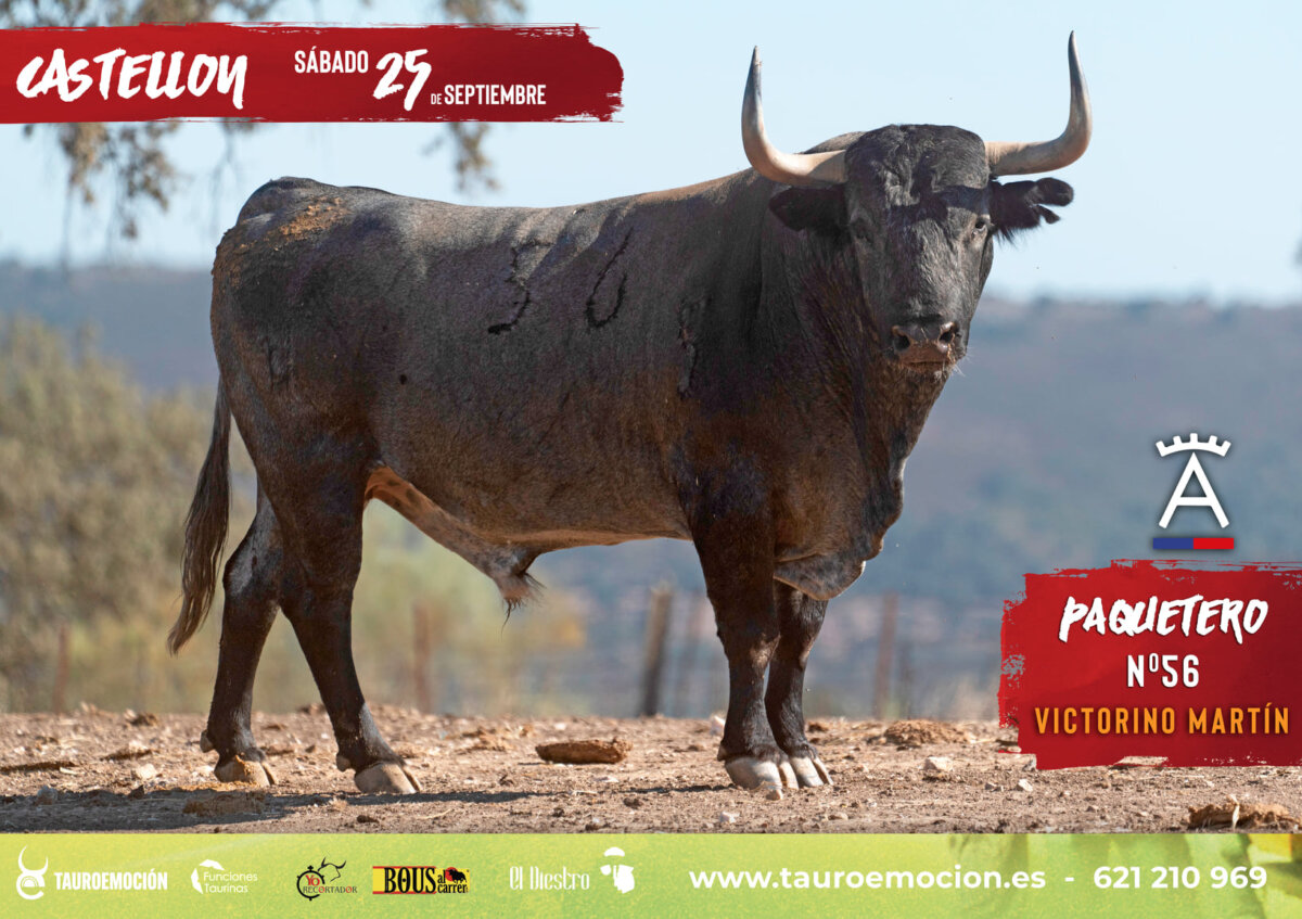 Estos son los cinco toros de Victorino para el histórico concurso de recortes