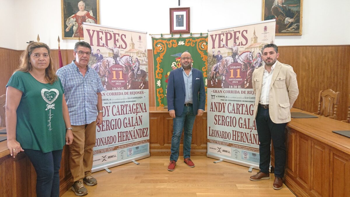 Yepes, una corrida de rejones para las fiestas de Vera-Cruz