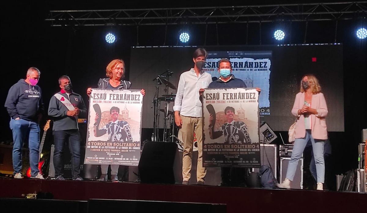 Esaú Fernández, encerrona solidaria en Mocejón