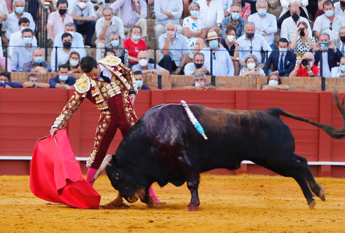 A oreja por coleta en una buena tarde de toros en Sevilla