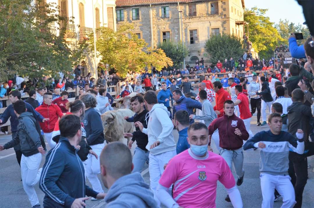 Tafalla vive con emoción el regreso de los encierros a sus calles