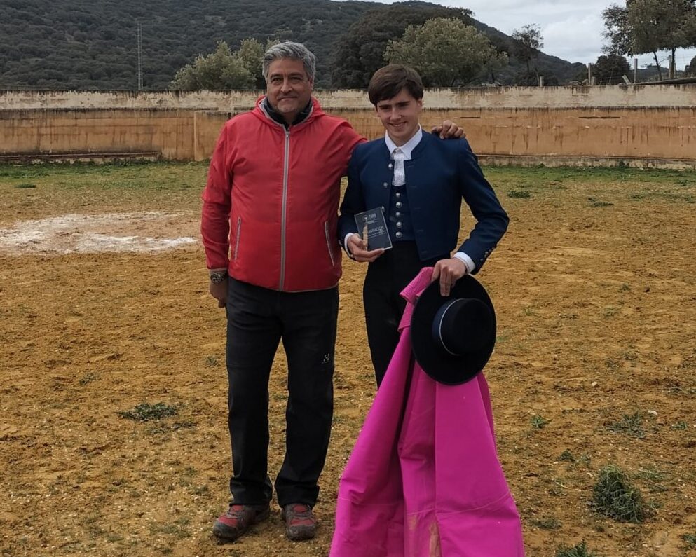 Iván Rejas, triunfador del certamen de tentaderos de la FTL en Granada