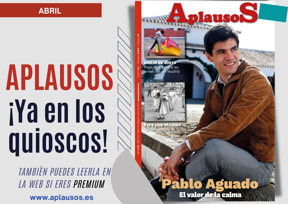 Pablo Aguado y Sevilla, protagonistas de la revista Aplausos de abril