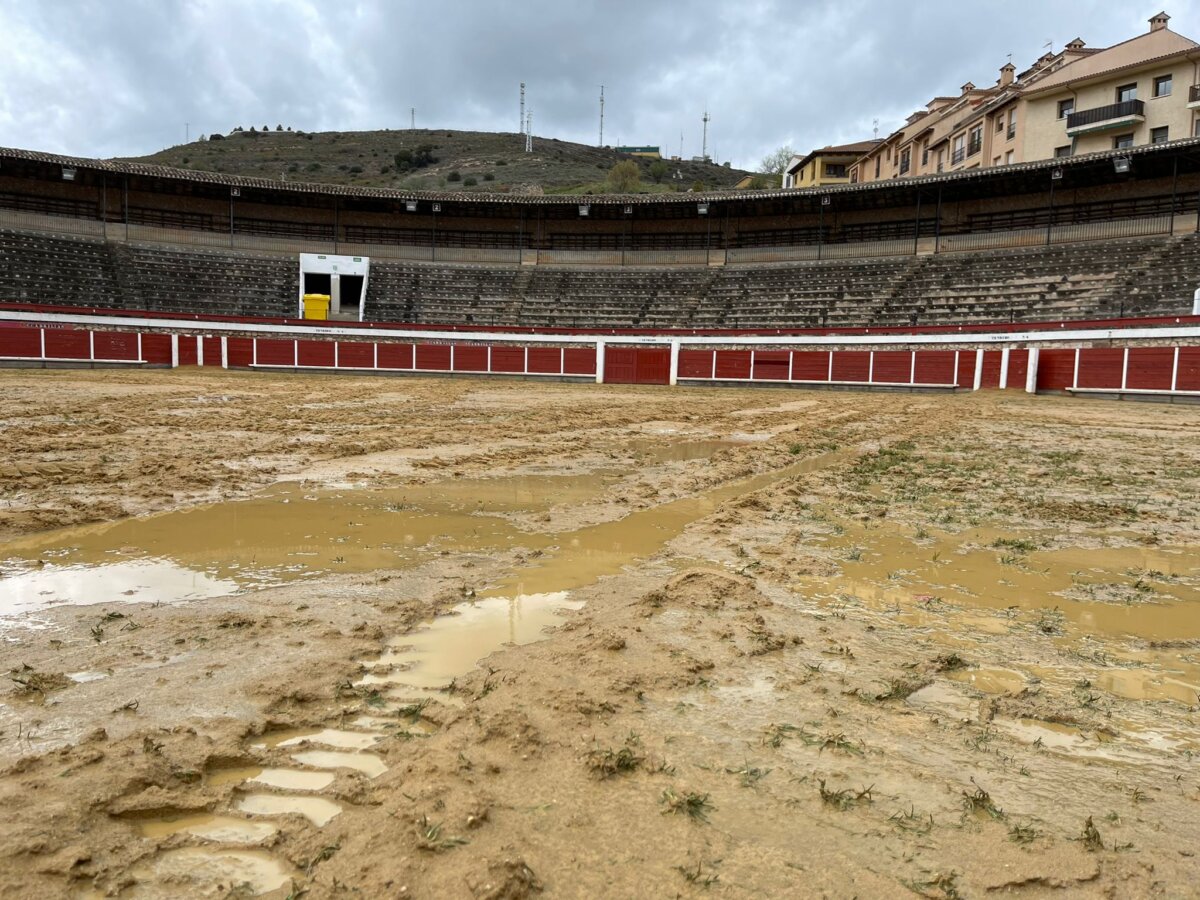 La lluvia obliga a la suspensión de la corrida de Brihuega