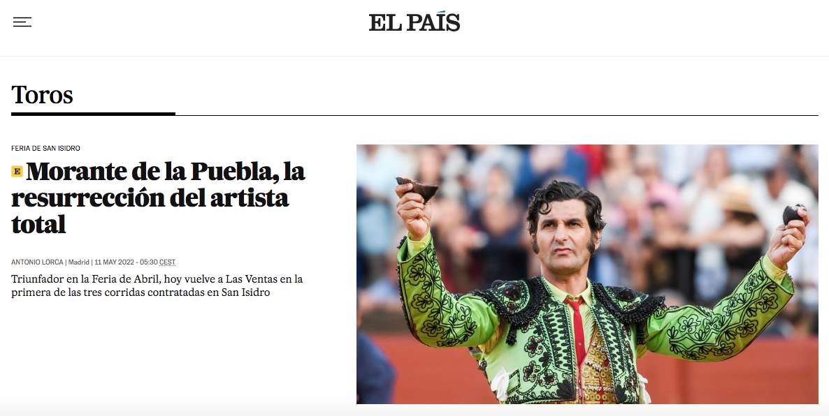 "No se podía esperar otra cosa del rotativo madrileño que es el escudero y el quita vergüenzas de Don Sánchez y su empastre"