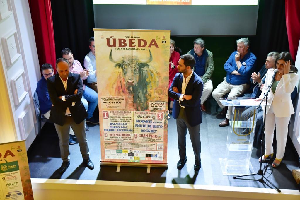 Morante, De Justo, Roca Rey y una corrida concurso, grandes alicientes de la feria de Úbeda