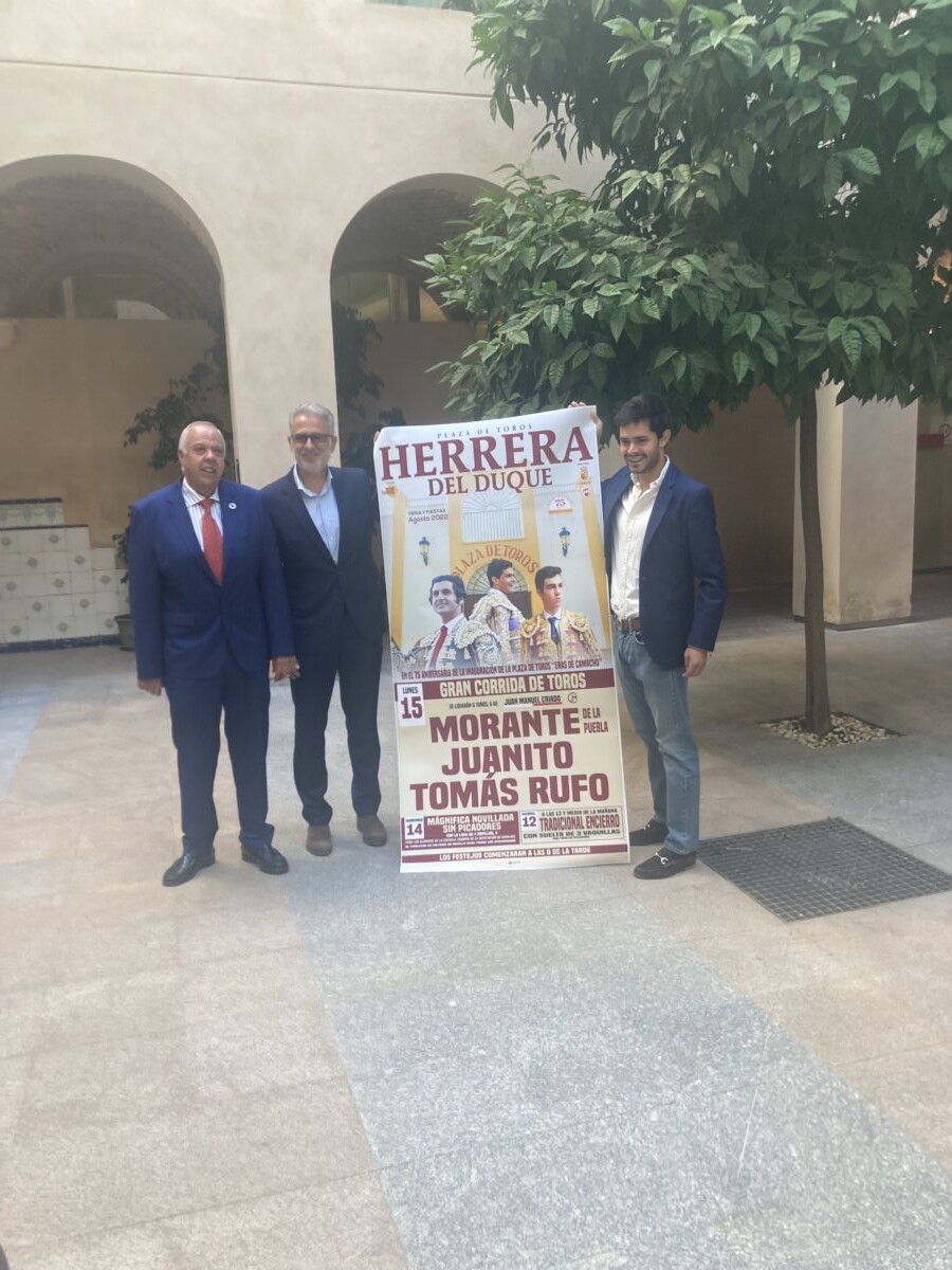 Herrera del Duque presenta un interesante cartel para el 75ª aniversario de su plaza