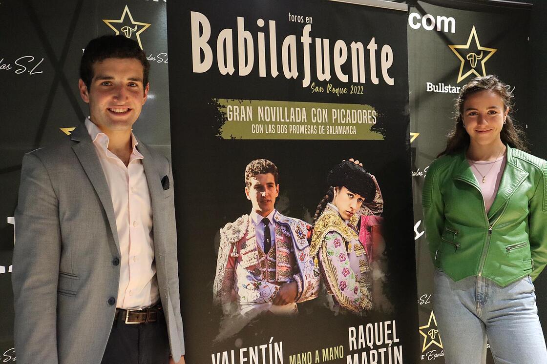 Valentín Hoyos y Raquel Martín, mano a mano en Babilafuente