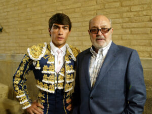 López-Chaves y Roberto Espinosa, poderdante y apoderado. Foto: Aplausos