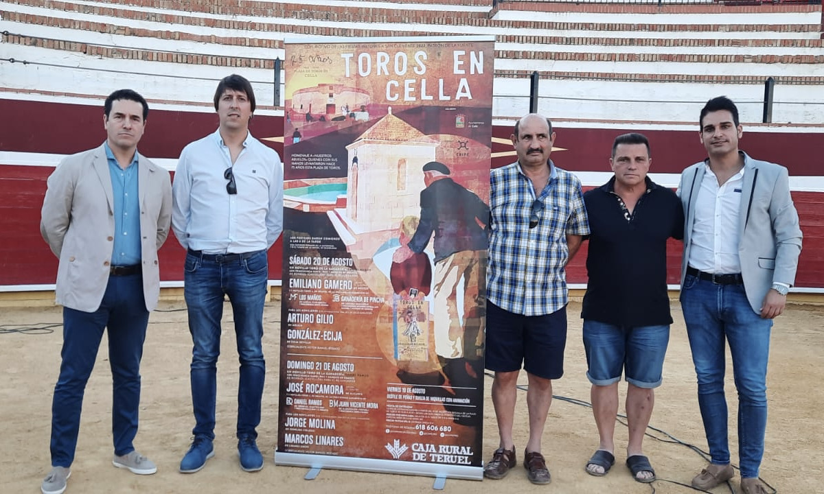 La feria de novilladas del 75º aniversario de Cella, con carteles