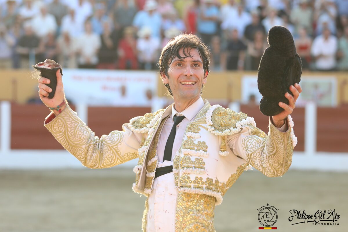 Alberto Lamelas corta la única oreja de la tarde en Ceret