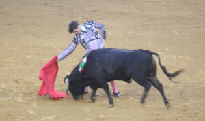 Borja Navarro, de Valencia, paseó un trofeo.