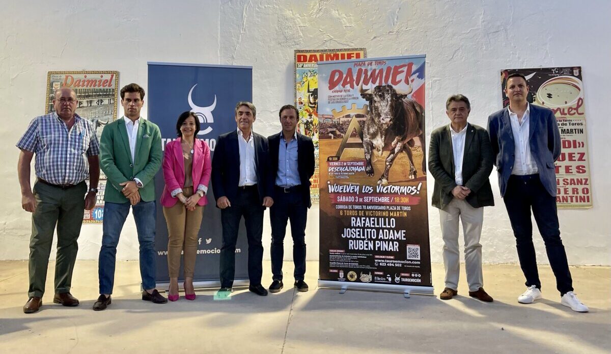 Victorino Martín vuelve a Daimiel tras su histórica corrida del pasado año