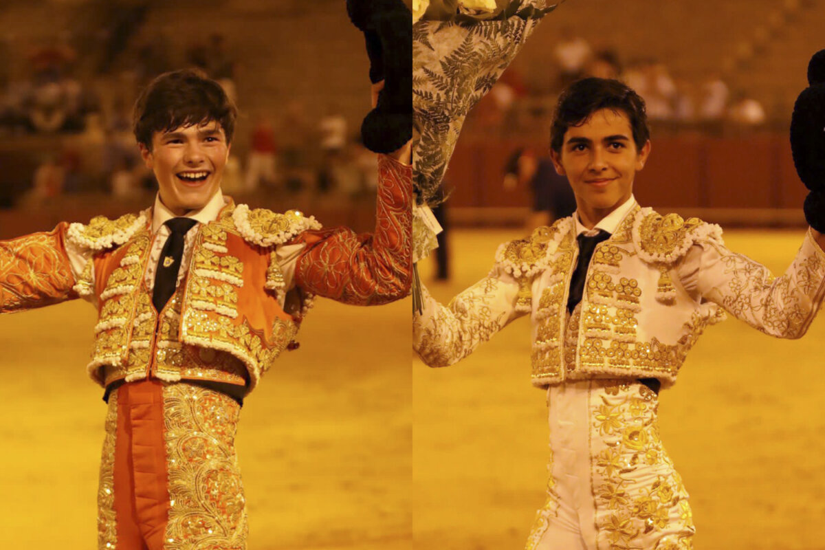 Orejas para Tristan Barroso y Manuel Roman, y percance grave de Miguel de Juan en Sevilla