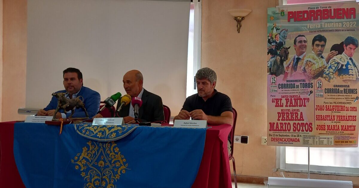 Piedrabuena presenta los carteles de su feria de septiembre