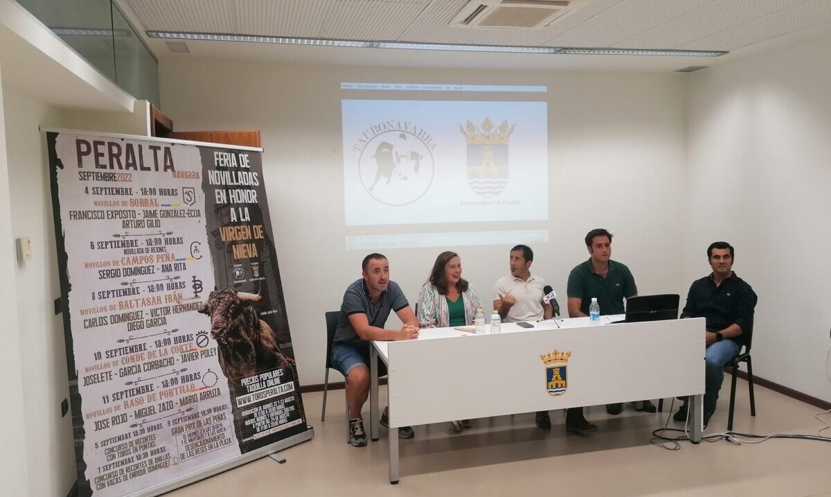 Peralta presenta los carteles de su feria de novilladas