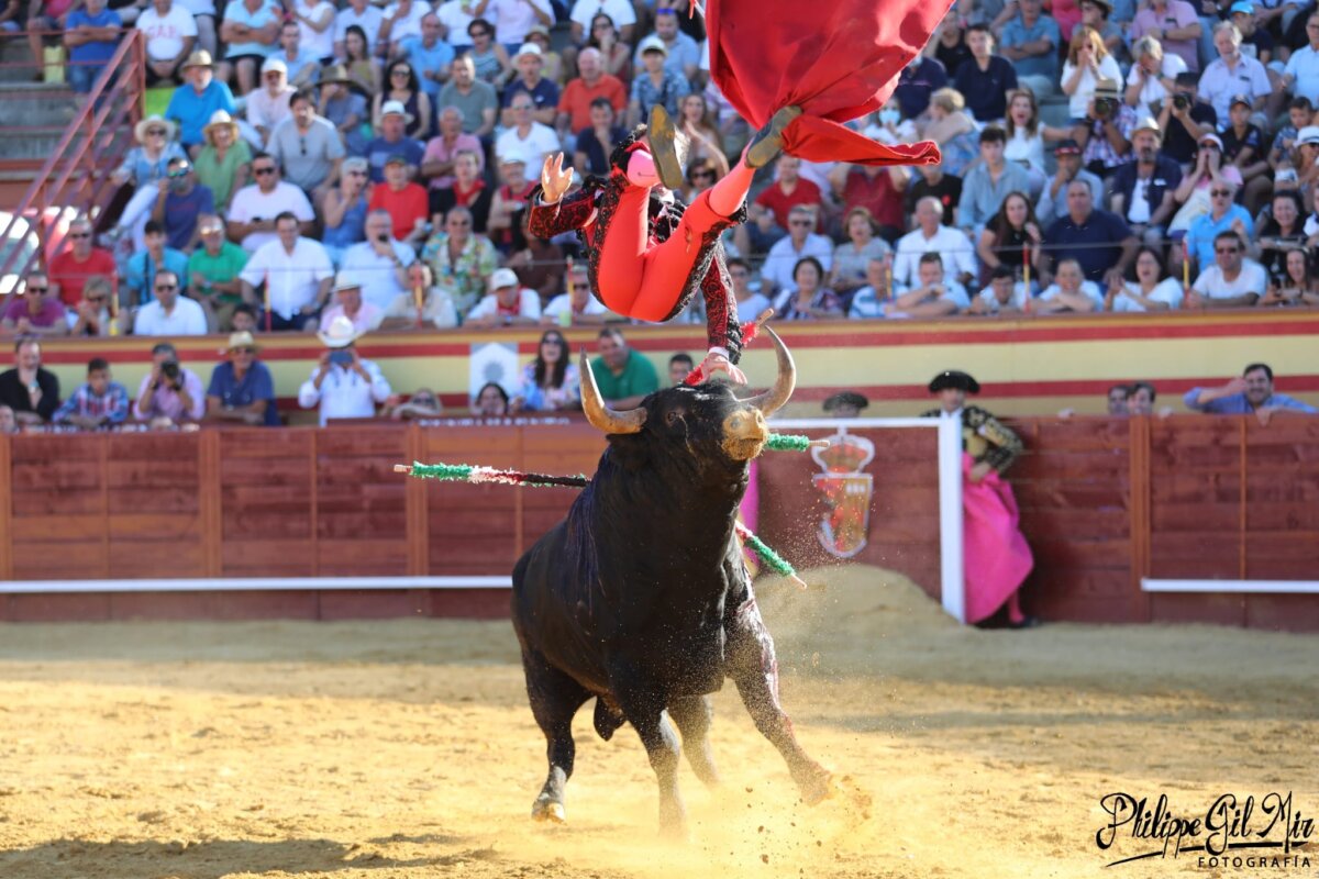 El oficio de Lamelas y una dura cogida a Damián Castaño en Cenicientos