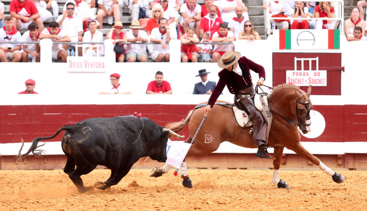 Rui Fernandes y Ventura cortan sendas orejas en la matinal de Dax