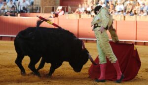 Descargado, la mano baja, el mando largo, el sentimiento desbordado... Morante infinito. Foto: Arjona