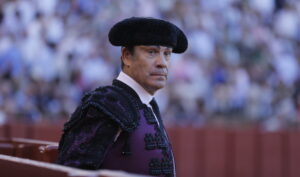 Carretero, en su última tarde el 23 de septiembre en Sevilla. Foto: Arjona