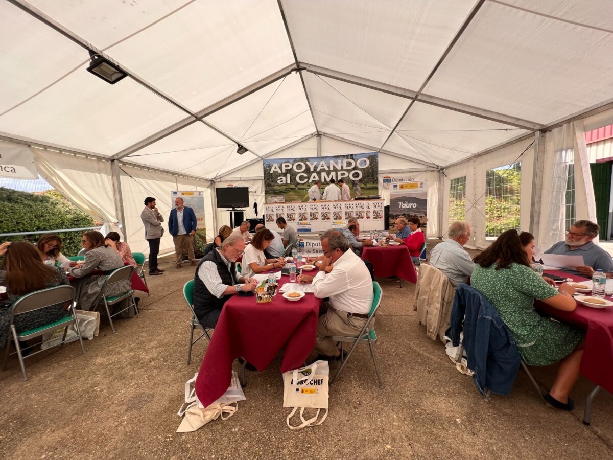 Una cata de carne brava en Salamaq, la feria ganadera más importante de España