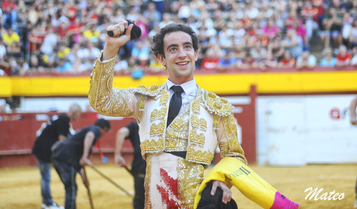 Oreja a la entrega de Víctor Hernández ante una deslucida novillada de Talavante en Algemesí