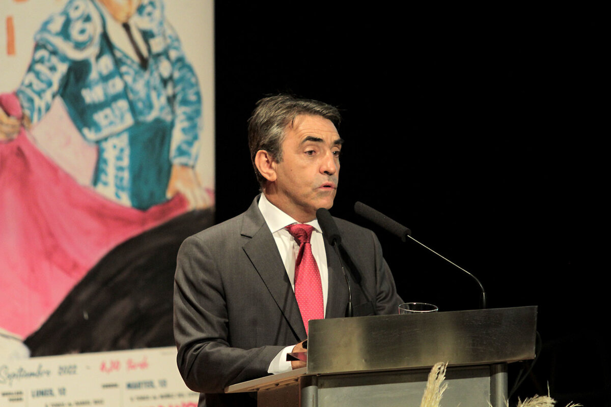 Emotivo pregón de Victoriano Martín para iniciar la Feria de Murcia