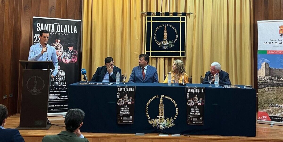 David Galván, Rafa Serna y Ángel Jimenez, terna para Santa Olalla del Cala