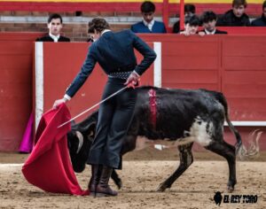 Pepe Burdiel, uno de los finalistas, en Valdemorillo. Foto: El Rey Toro