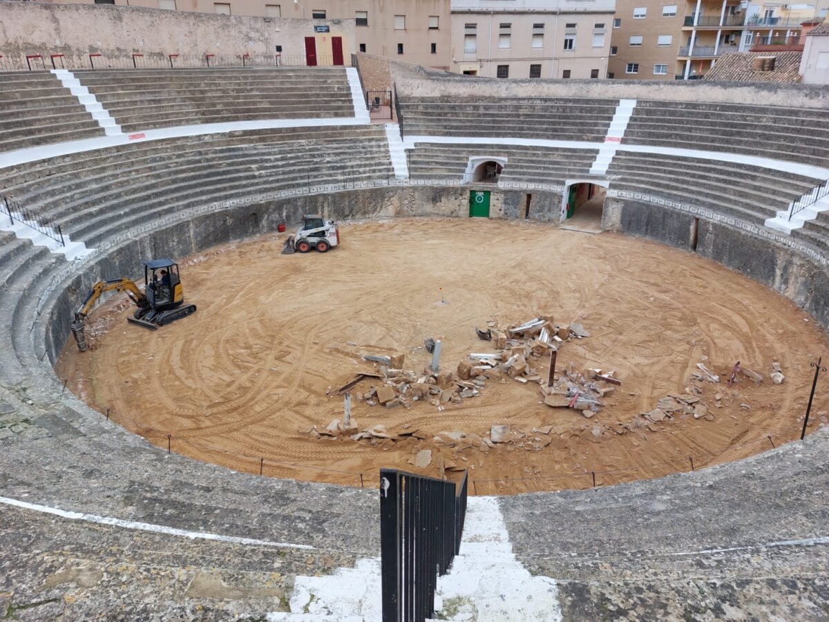 Bocairent inicia las obras de mejora de su plaza de toros