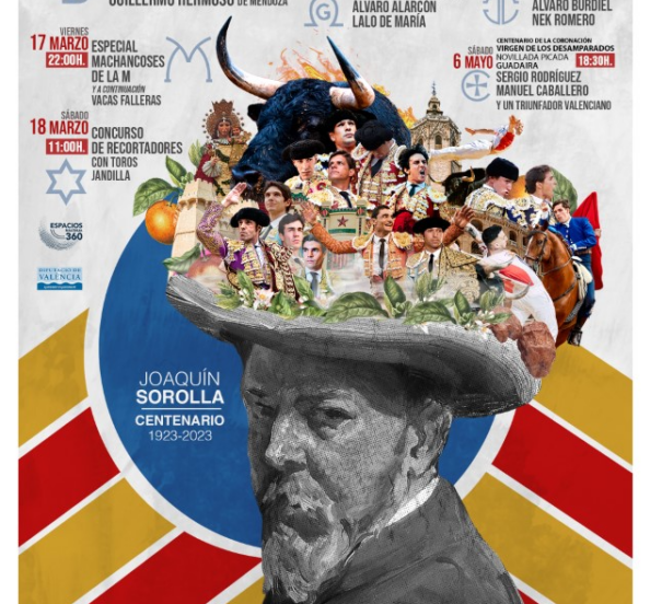 Sorolla, el maestro de la luz y el color, homenajeado en el cartel fallero