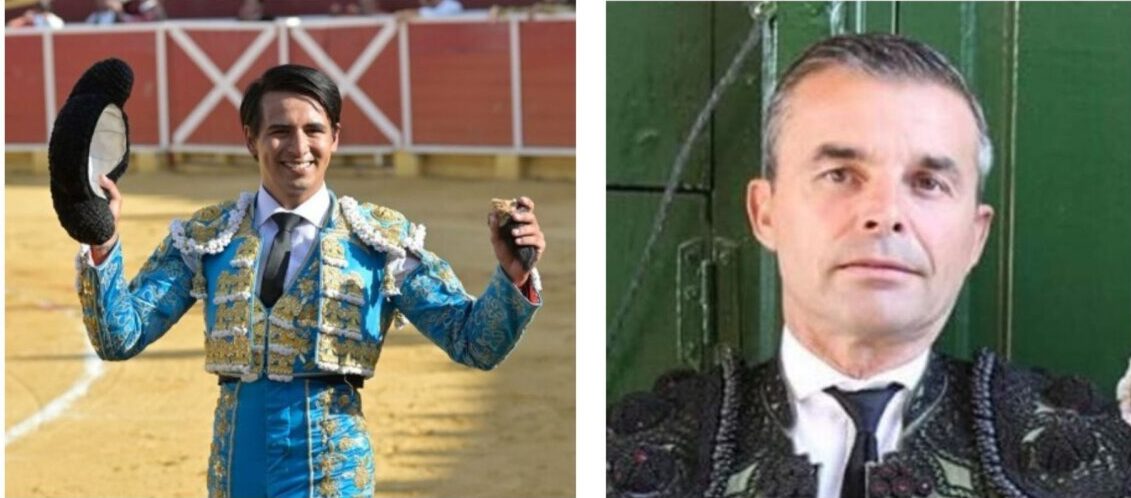 El novillero José Antonio Valencia, apoderado por Domingo Siro