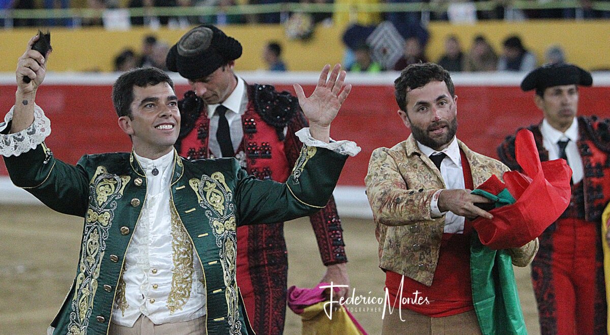 Joao Moura y Francisco Javier Rodríguez, a trofeo por cabalgadura en Mérida