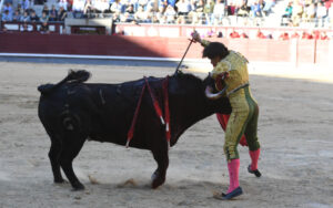 Así fue la cogida a Álvaro Alarcón. Foto: Javier Arroyo