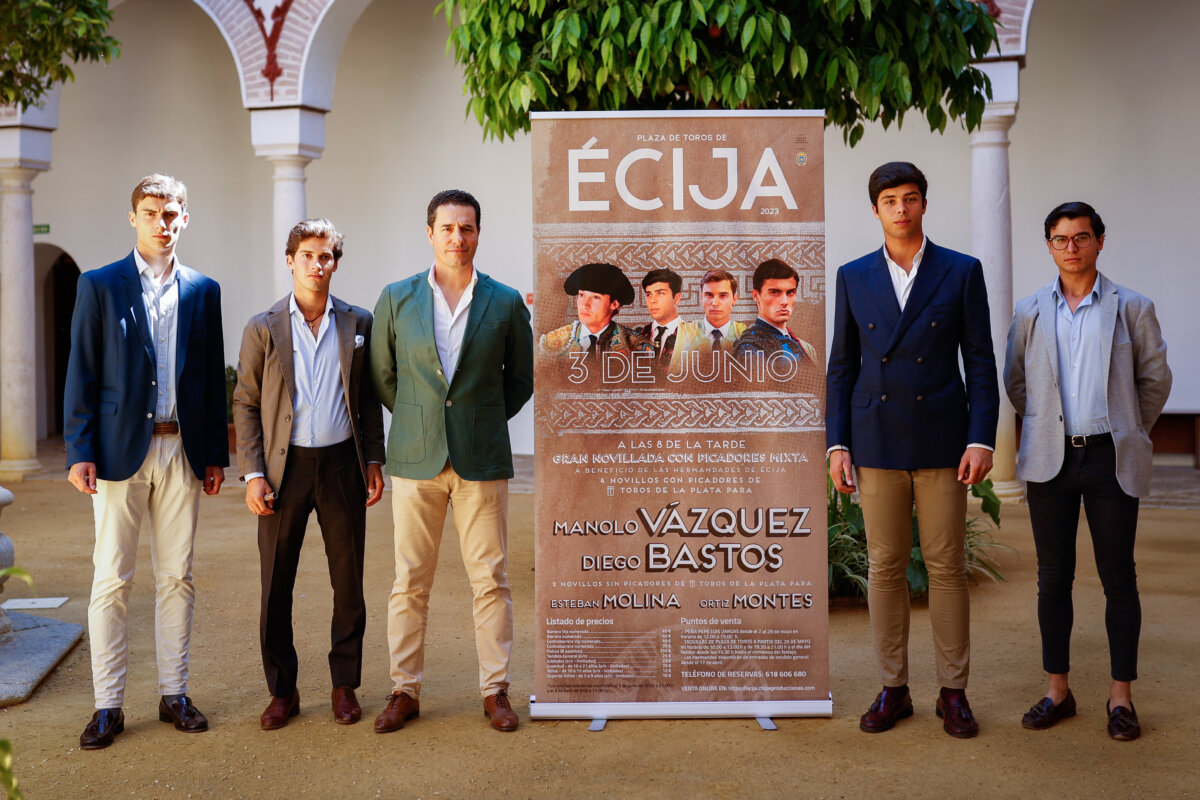 Doble mano a mano en una interesante novillada en Écija