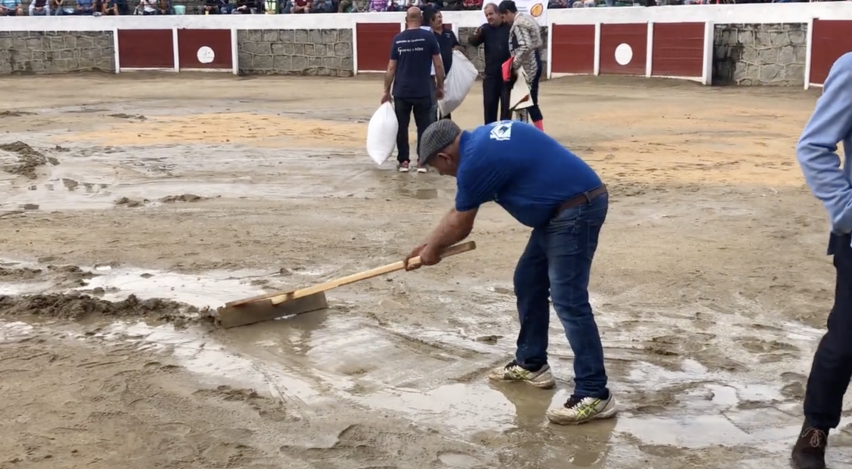 Suspendida tras una torrencial lluvia la corrida de Sotillo de la Adrada