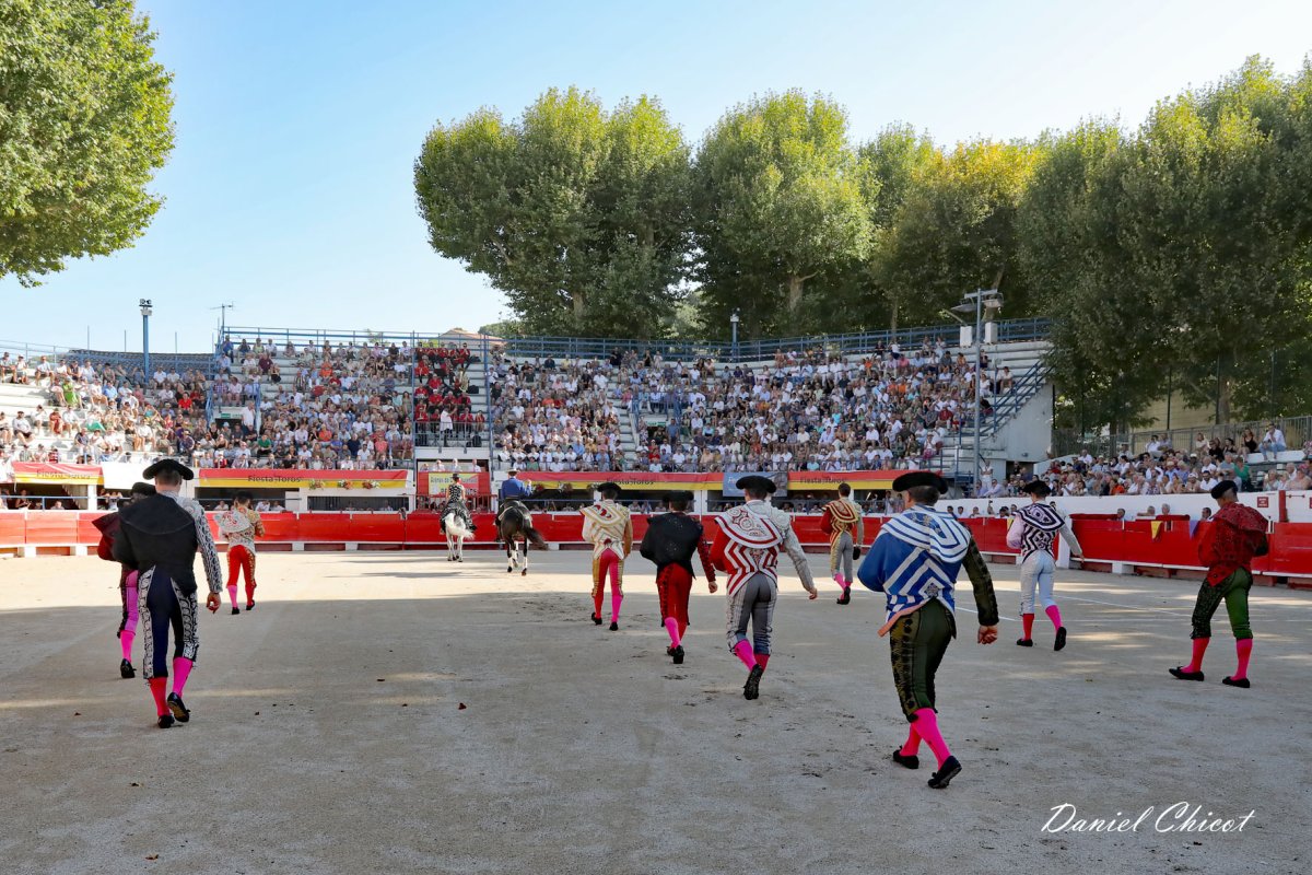 Cartel francés para la corrida de Chateaurenard