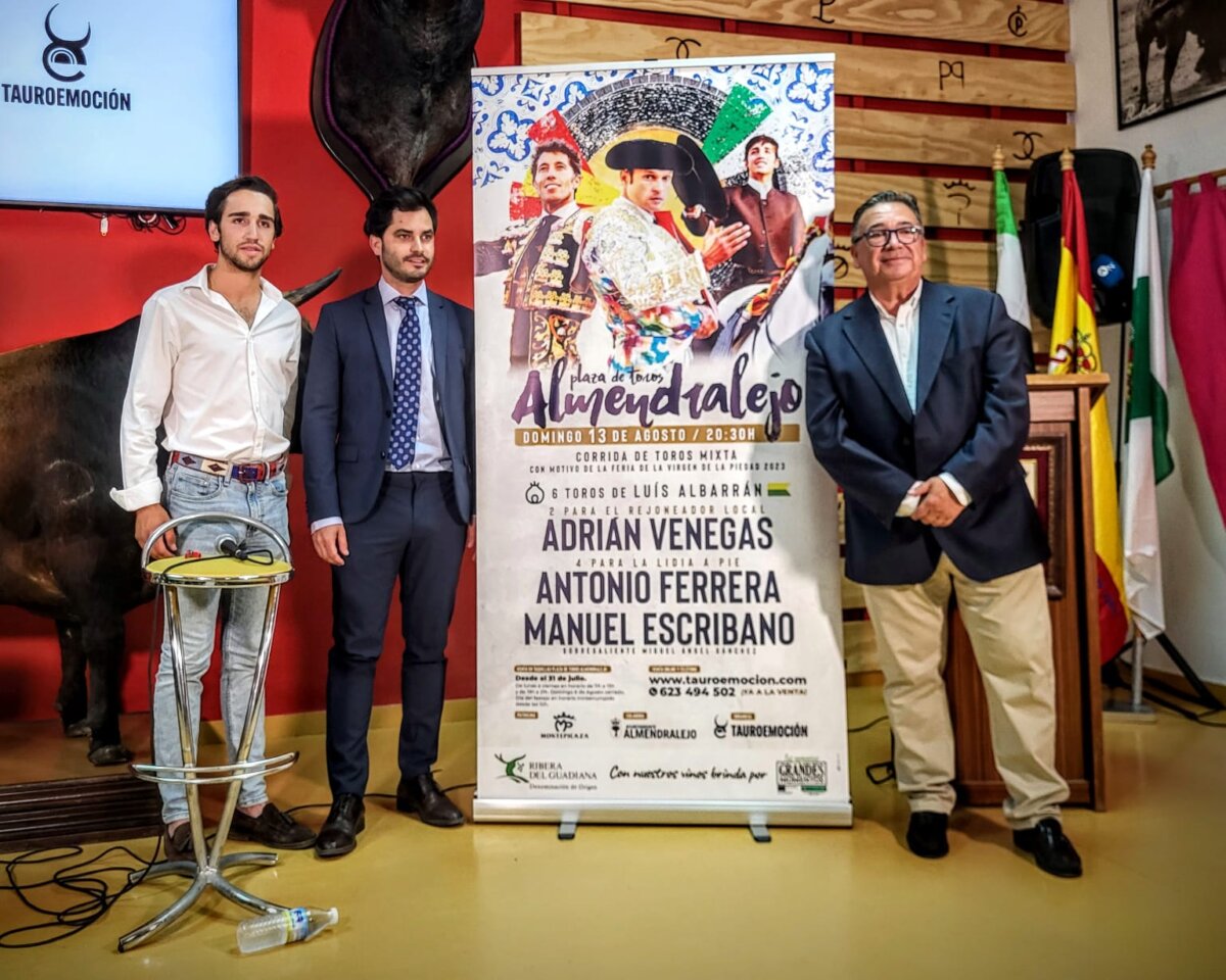 Almendralejo dará una corrida mixta el próximo 13 de agosto