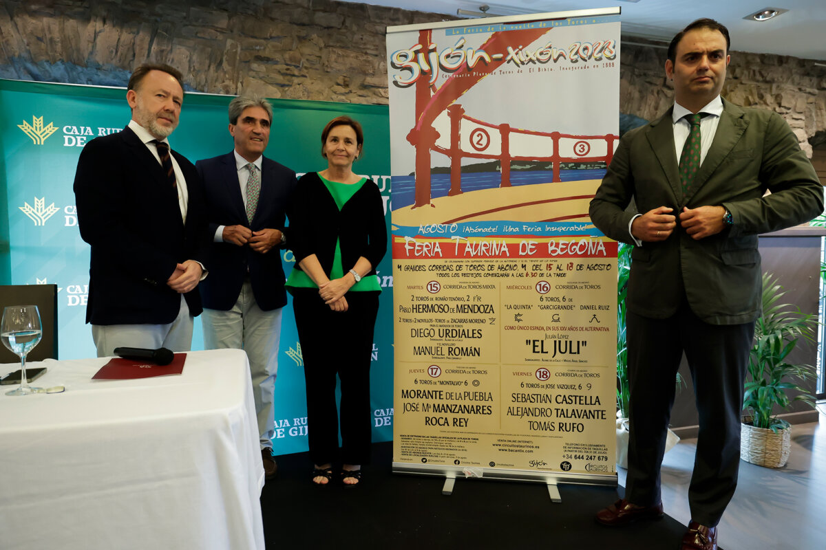 El Juli, seis toros en solitario, plato fuerte en el regreso por todo lo alto de los toros a Gijón