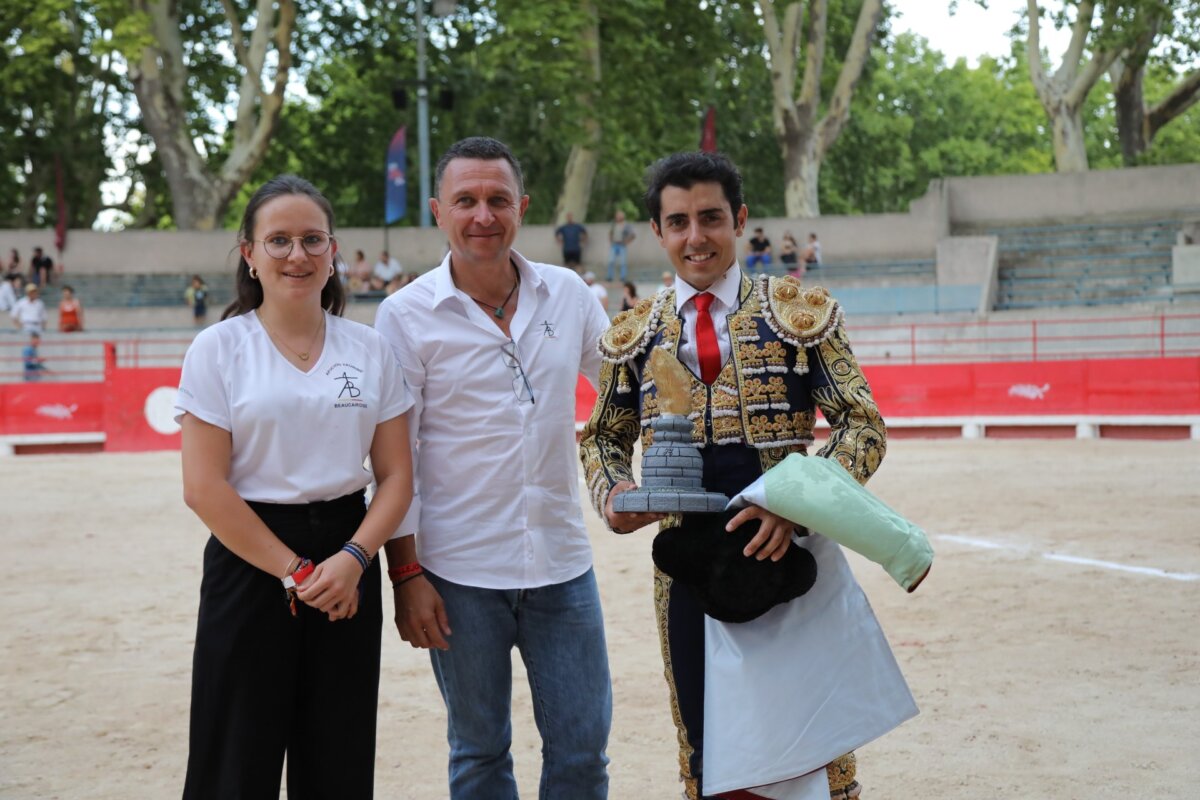 José Rojo, triunfador de la novillada de Beaucaire