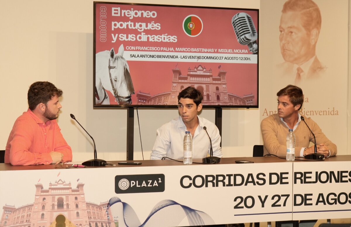 Francisco Palha y Miguel Moura, protagonistas del último coloquio de la Semana del Caballo en Las Ventas