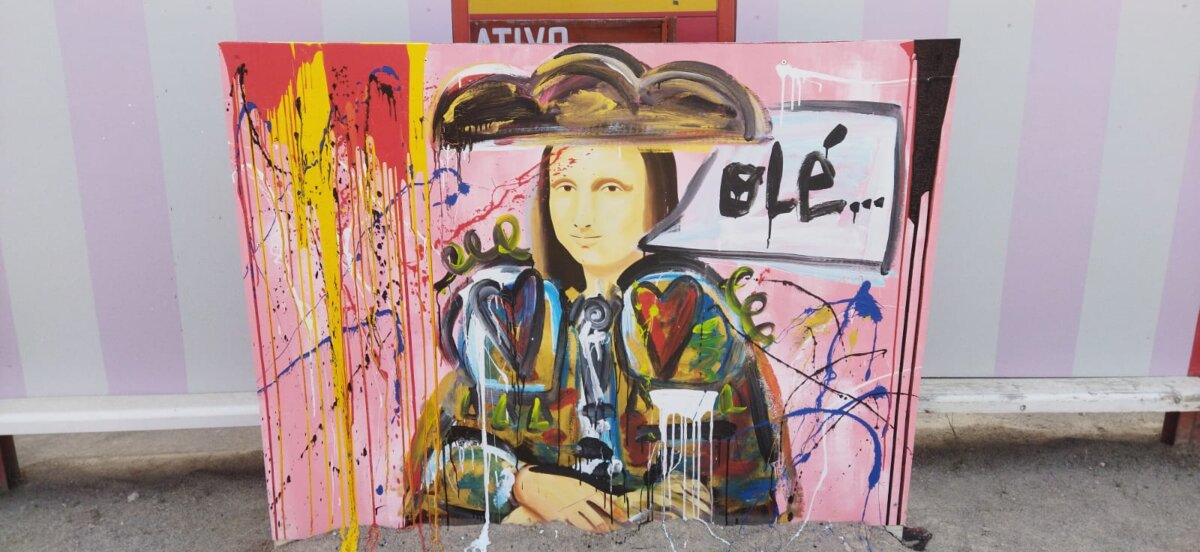 Domingo Zapata transforma el Coliseo Balear en un colorido lienzo