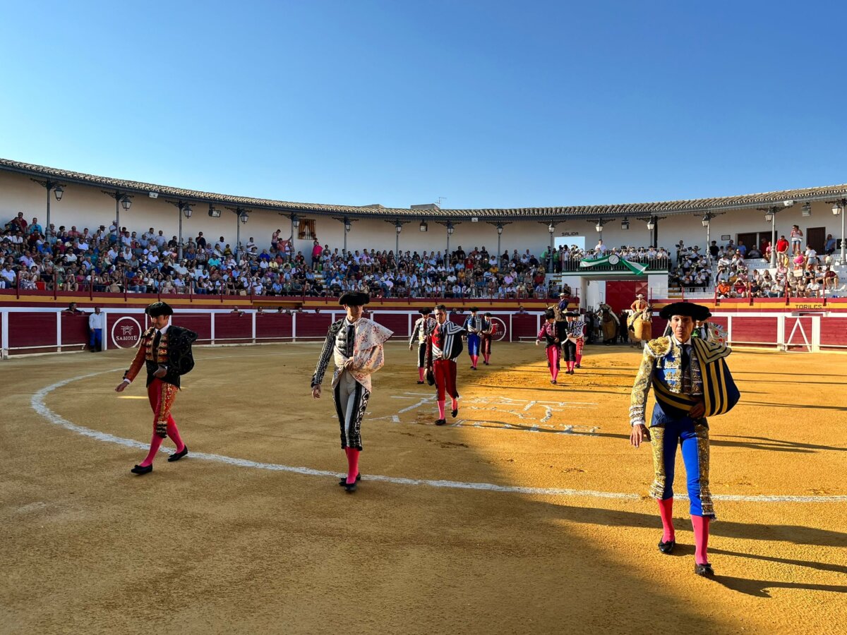 Un encierro de Sobral para la feria taurina de Sabiote