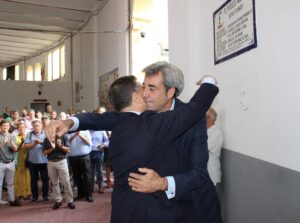 Manuel Serrano, alcalde de Albacete, y Daniel Ruiz.